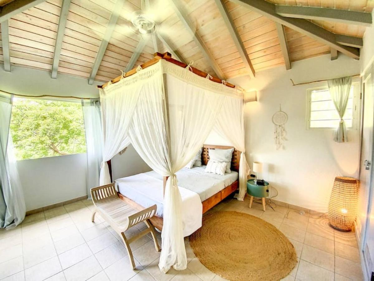 Aquamarine, Private Room In Villa Casa Blue Pool Sea View Koolbaai Kültér fotó